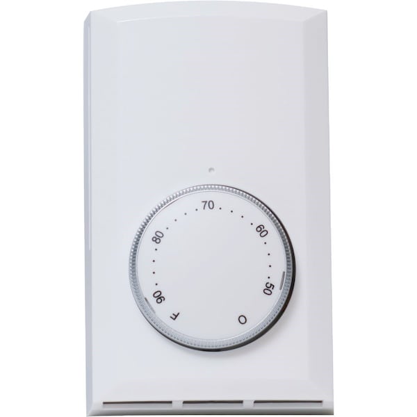 Cadet White Double 22A Electric Baseboard Heater Thermostat - 8301/T522-W