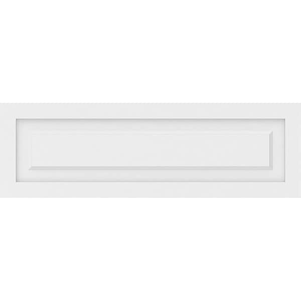 Ekena Millwork Harrison Raised Panel Decorative Wall Panel, 38"W x 12"H x 5/8"P - WALP38X12X062HAR