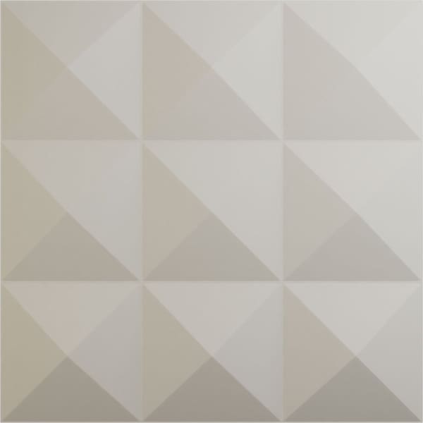 Ekena Millwork 19 5/8in. W x 19 5/8in. H Benson EnduraWall Decorative 3D Wall Panel, Total 32.04 Sq. Ft., 12PK - WP20X20BEGBW-CASE-12