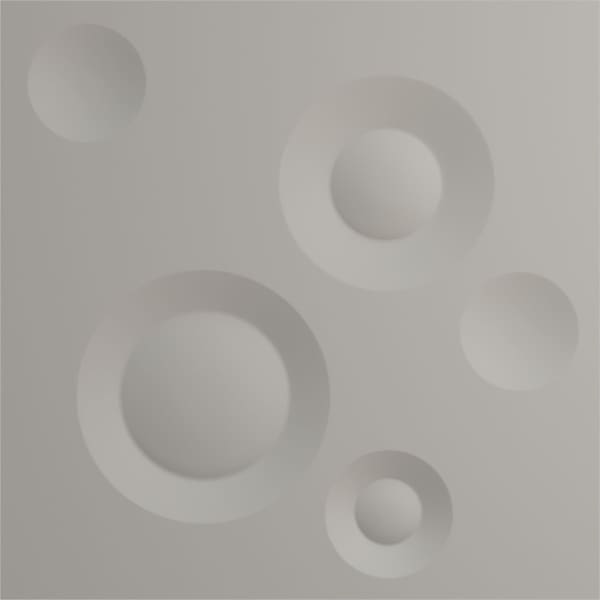 Ekena Millwork 11 7/8in. W x 11 7/8in. H Cole EnduraWall Decorative 3D Wall Panel Covers 0.98 Sq. Ft. - WP12X12COBGL