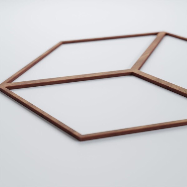 Ekena Millwork Large Pueblo Decorative Fretwork Wood Wall Panels, Walnut, 23 3/8"W x 23 3/8"H x 3/8"T - WALW24X24X0375PBLWA