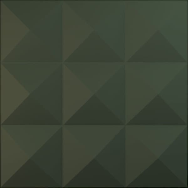 Ekena Millwork 19 5/8in. W x 19 5/8in. H Benson EnduraWall Decorative 3D Wall Panel, Total 32.04 Sq. Ft., 12PK - WP20X20BEGHC-CASE-12