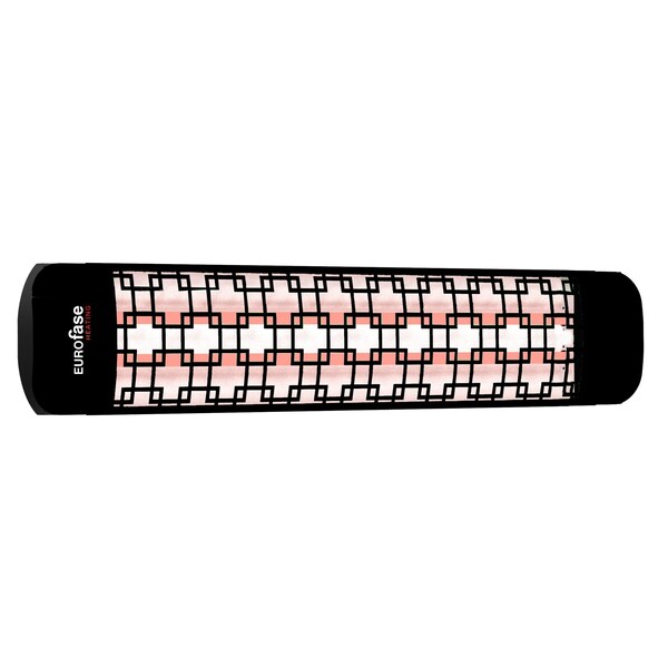 Eurofase Black Brix Decor Plate Upgrade Kit For Eurofase 39in Patio Heaters - EF39DCB5