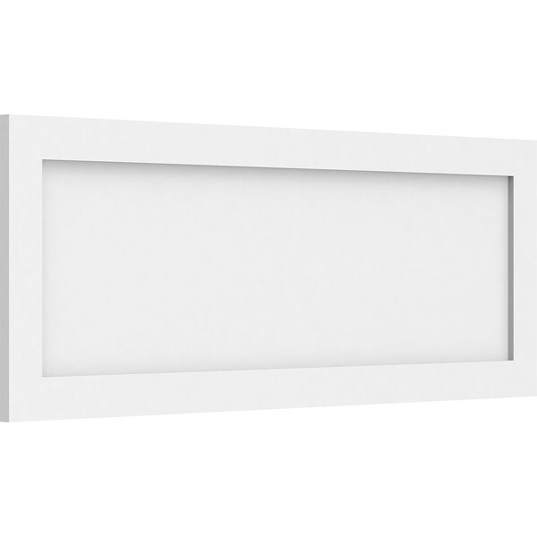 Ekena Millwork Cornell Flat Panel Decorative Wall Panel, 38"W x 14"H x 5/8"P - WALP38X14X062CNL