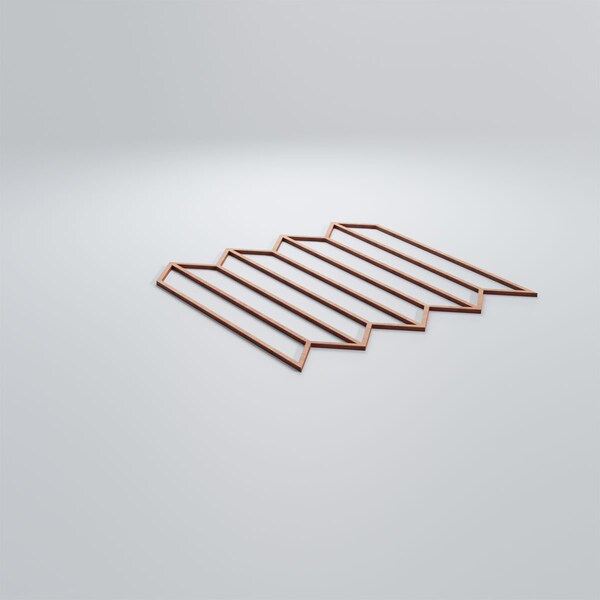 Ekena Millwork Large Conroe Decorative Fretwork Wood Wall Panels, Cherry, 23 3/8"W x 23 3/8"H x 3/8"T - WALW24X24X0375CRECH