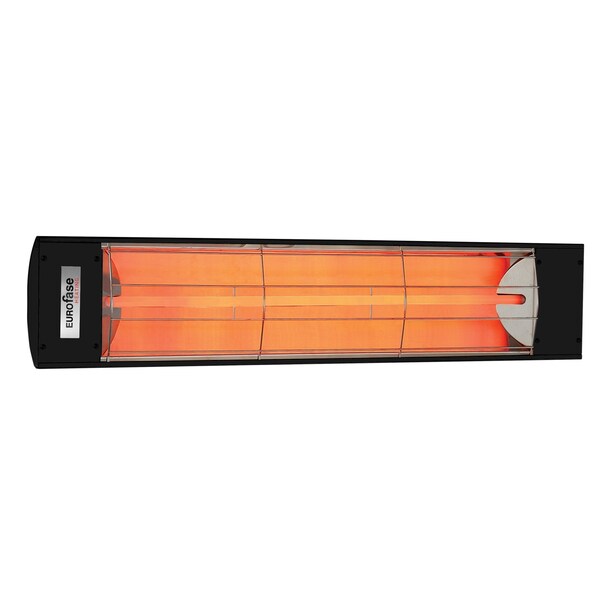 Eurofase 304 SS 39in Single Element 2500W 277V Heater, Black, Standard Decor Plate - EF25277B