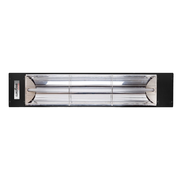Eurofase 304 SS 39in Single Element 2000W 240V Heater, Black, Standard Decor Plate - EF20240B