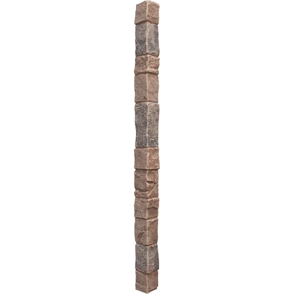 Ekena Millwork Universal Outside Corner for StoneWall Faux Stone Siding Panels - PNUOC03X48OC