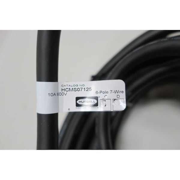 Conector recto hembra de MiniChange de Hubbell de 25 pies - HCMS07125