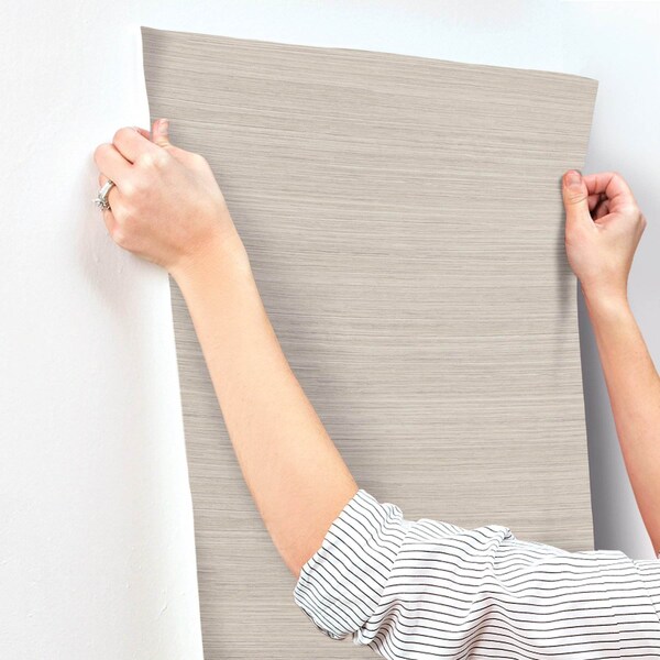 York Wallcoverings Fountain Grass Taupe Wallpaper - AG2088
