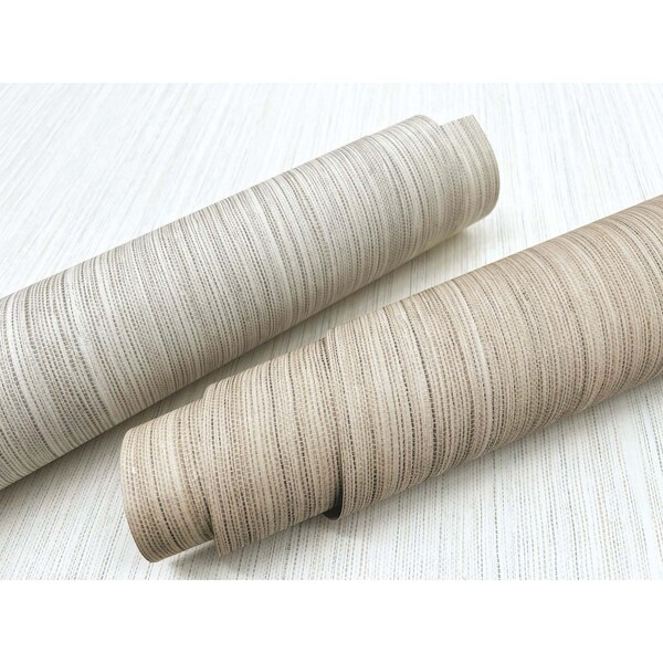 York Wallcoverings Fountain Grass Taupe Wallpaper - AG2088