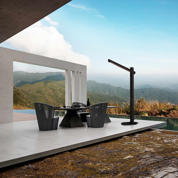 Deko Living 1500W Infrared Adjustable Angle Tower Heater with Carbon Fiber Tube - COH40007