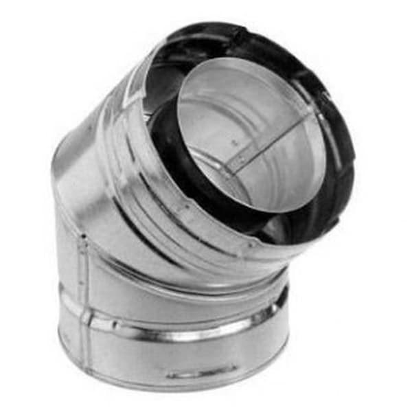 Slp SLP SLP45 45 deg Elbow Elbow Venting Component for Gas Fireplaces - SLP45
