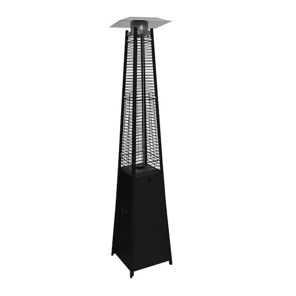 Blue Sky Herbal Blue Sky Steel Pyramid Gas Patio Heater, Midnight Black - BSKPHPG8919B