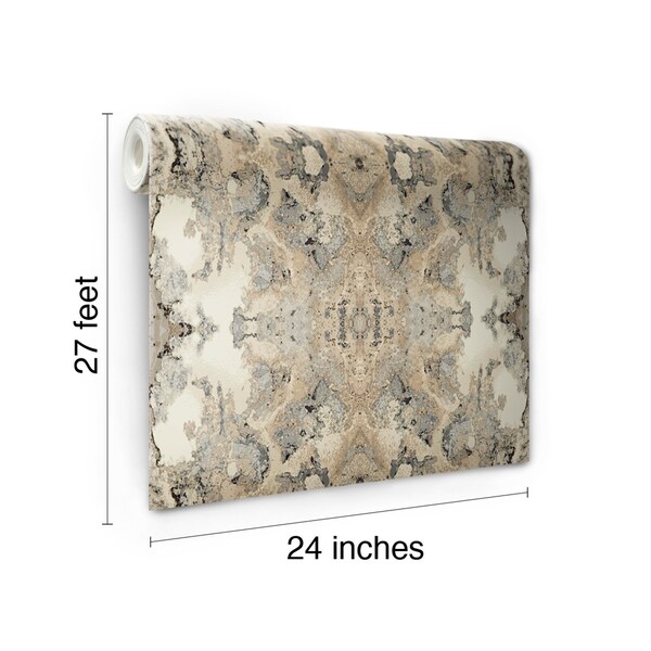 York Wallcoverings Inner Beauty Off White Wallpaper - DN3717