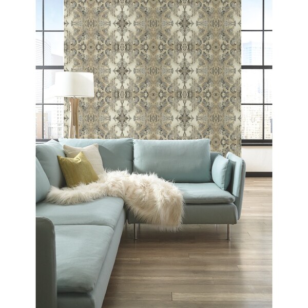 York Wallcoverings Inner Beauty Off White Wallpaper - DN3717