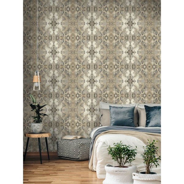 York Wallcoverings Inner Beauty Off White Wallpaper - DN3717