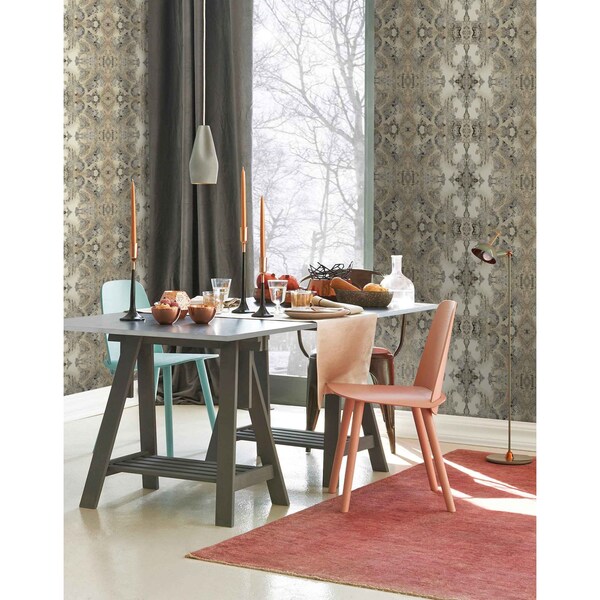 York Wallcoverings Inner Beauty Off White Wallpaper - DN3717