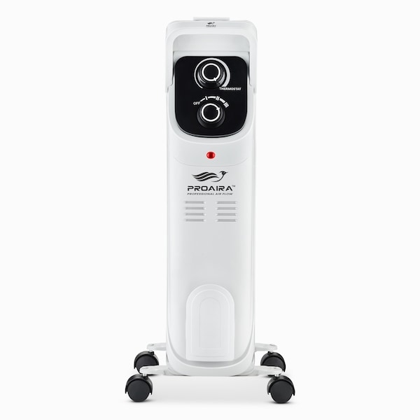Proaira Oil Filled Radiator Heater, 7 Fins, 1500W - HTR100