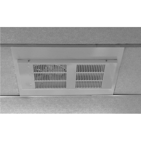 King Electric Lpw Ceiling Heater 208V 4000W W/Tp Heat/Fan/Off Disconnect Switch - White - LPW2040C-W