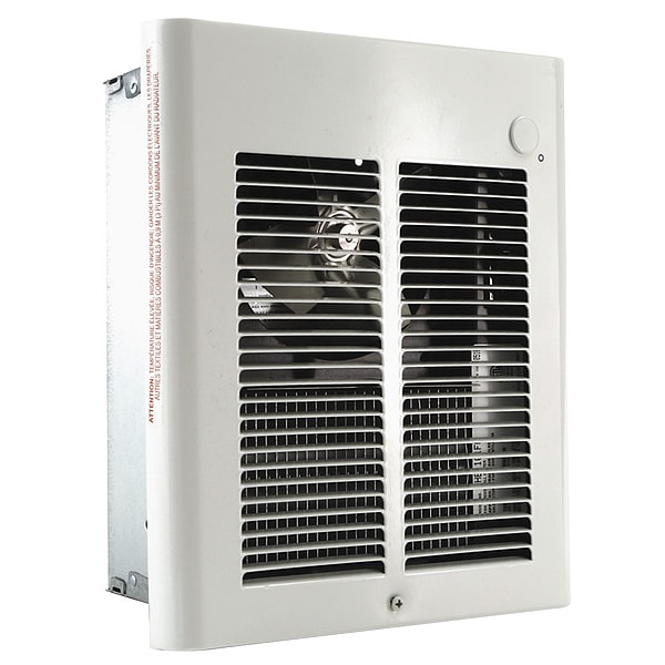 Dayton Recessed Electric Wall-Mount Heater, Recessed or Surface, 2000 W, 208V AC, White - 3ENC8