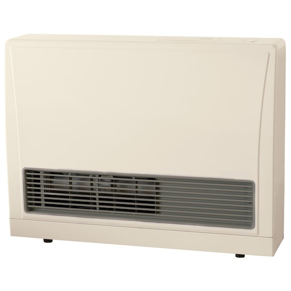 Rinnai Direct Vent Wall Furnace, Propane Gas Indoor Space Heater Wall Furnace, 16,700 BTU, Beige - EX17DTP