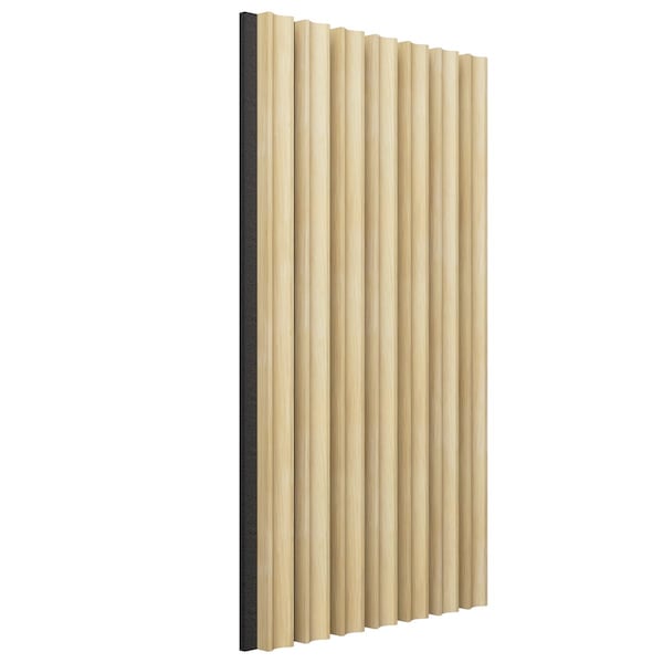 Ekena Millwork AcoustixPro Noise Cancelling Concave Small Slat Wall Panel - SWA0625X0500CVPP