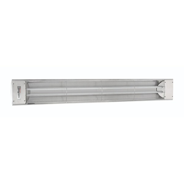Eurofase SS 61in Dual Element 6000W 208V Heater, Stainless Steel, Standard Decor Plate - EF60208S