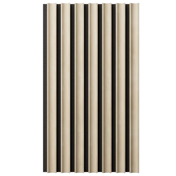 Ekena Millwork AcoustixPro Noise Cancelling Concave Small Slat Wall Panel - SWA0625X0500CVWW