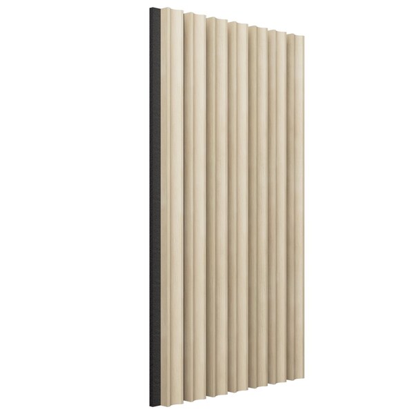 Ekena Millwork AcoustixPro Noise Cancelling Concave Small Slat Wall Panel - SWA0625X0500CVWW