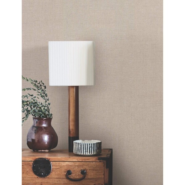 York Wallcoverings Hardy Linen Jute Wallpaper - UD2556N