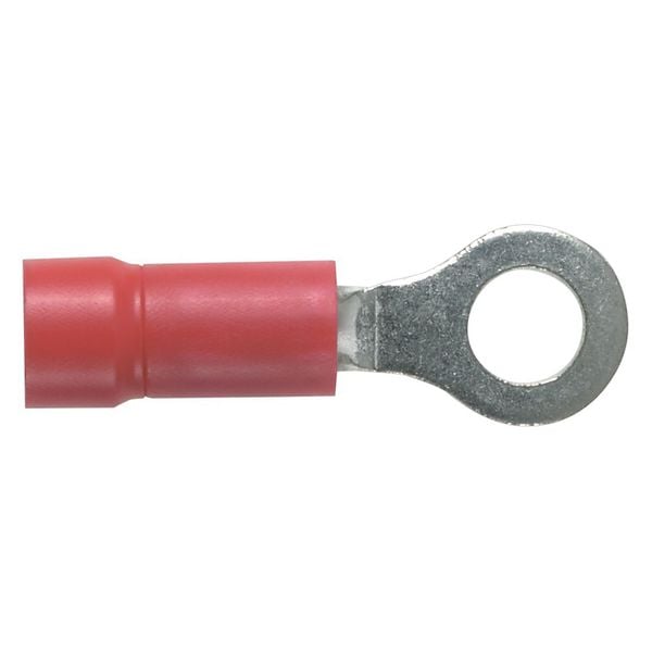 Terminal de anillo de vinil AWG 22-18 #6 Stud PK100 - PV18-6R-CY de Panduit
