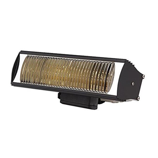 Sunheat SunHeat 90190010 Outdoor Weatherproof Electric Wall Mounted Heater with Bluetooth & Remote Control; Black-1500w-120v - 90190010