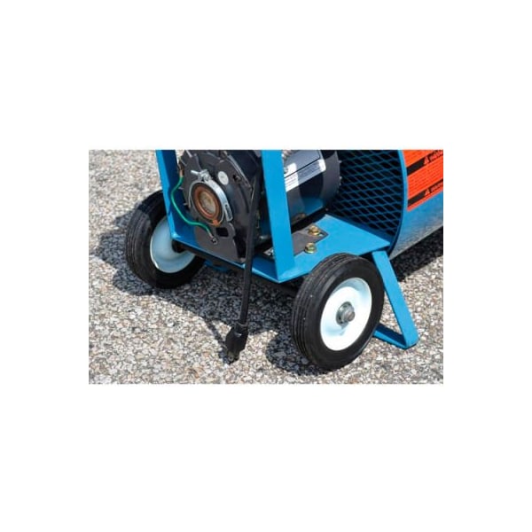 Heat Wagon Heat Wagon Sure Flame Wheel Kit For S405 Heater, 16"L, Black - SWK1