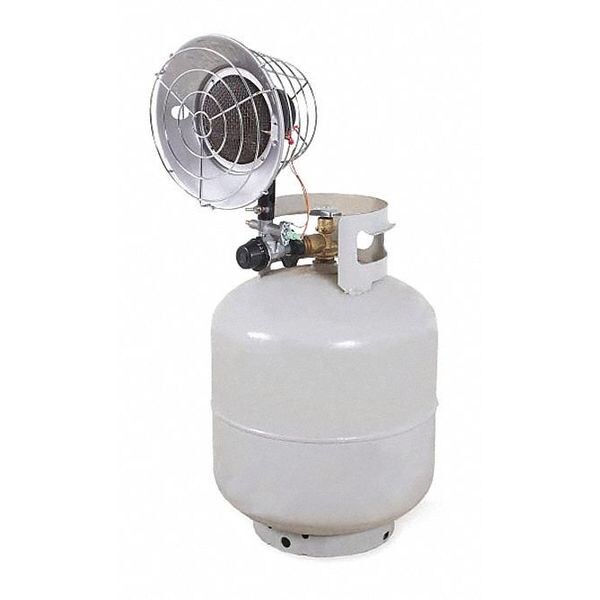 Mi-T-M Propane Tank-Top Radiant, heaters, Liquid Propane, Match Light, 16,000 (Single Burner) BtuH, 8.4" L - MH-0015-IM10