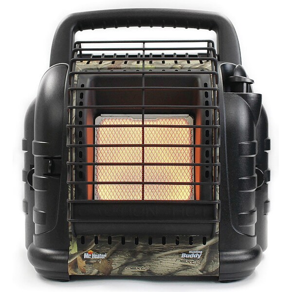 Mr. Heater Portable Gas Tabletop Heater, LP, Matchless Piezo, 9 in Wx 14 1/4 in L - MH12HB-F232035
