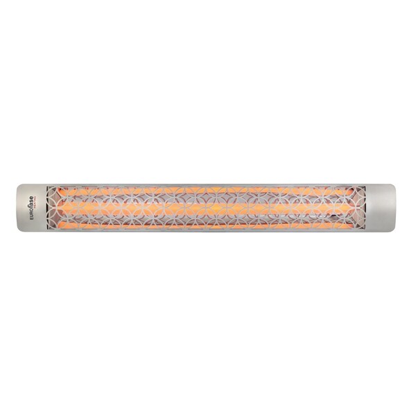 Eurofase 304 SS 61in Single Element 3000W 208V Heater, Stainless Steel, Clover Decor Plate - EF30208S2