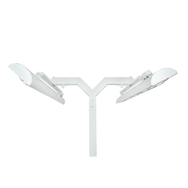 Eurofase 61in 8Ft White Pole Mount With Double Crossbar - EF6108PMDW
