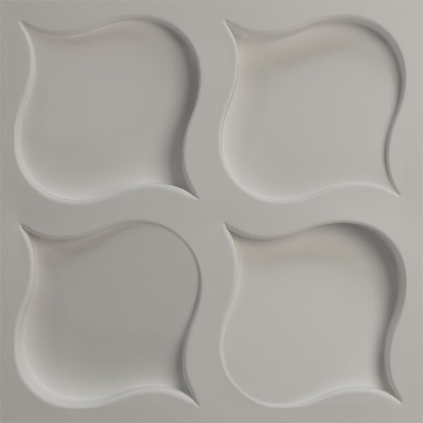 Ekena Millwork 19 5/8in. W x 19 5/8in. H Clover EnduraWall Decorative 3D Wall Panel Covers 2.67 Sq. Ft. - WP20X20CVGLN