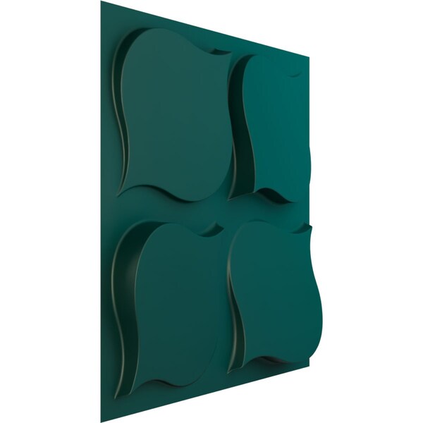 Ekena Millwork 19 5/8in. W x 19 5/8in. H Clover EnduraWall Decorative 3D Wall Panel Covers 2.67 Sq. Ft. - WP20X20CVGLN