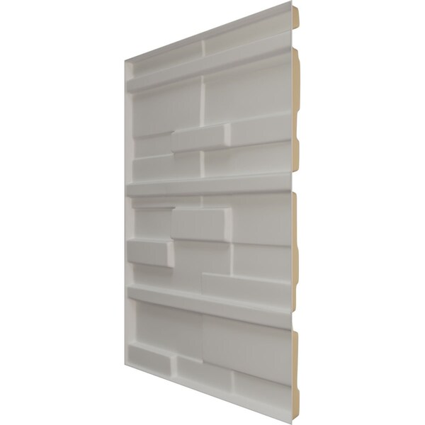 Ekena Millwork 19 5/8in. W x 19 5/8in. H Offset Brick EnduraWall Decorative 3D Wall Panel Covers 2.67 Sq. Ft. - WP20X20OBGBE