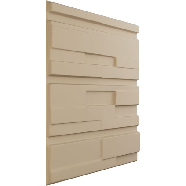 Ekena Millwork 19 5/8in. W x 19 5/8in. H Offset Brick EnduraWall Decorative 3D Wall Panel Covers 2.67 Sq. Ft. - WP20X20OBGBE