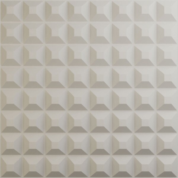 Ekena Millwork 19 5/8in. W x 19 5/8in. H Bradford EnduraWall Decorative 3D Wall Panel, Total 32.04 Sq. Ft., 12PK - WP20X20BRGBW-CASE-12