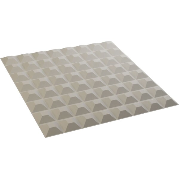 Ekena Millwork 19 5/8in. W x 19 5/8in. H Bradford EnduraWall Decorative 3D Wall Panel, Total 32.04 Sq. Ft., 12PK - WP20X20BRGBW-CASE-12