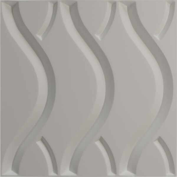 Ekena Millwork 19 5/8in. W x 19 5/8in. H Nexus EnduraWall Decorative 3D Wall Panel Covers 2.67 Sq. Ft. - WP20X20NXGBW