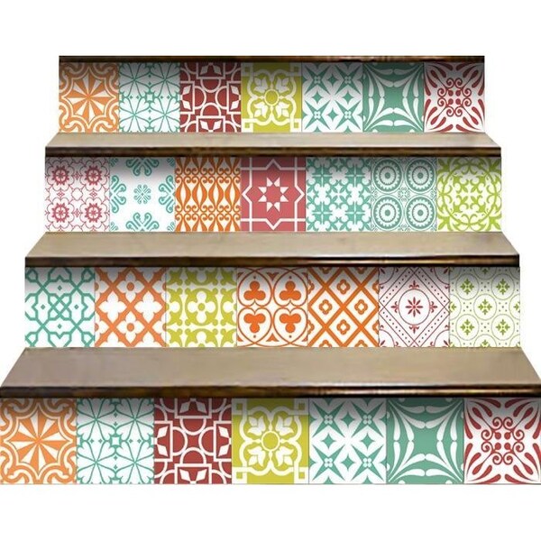 Homeroots 6 x 6 in. Muted Mint Green Brights Mosaic Peel & Stick Removable Tiles - 399857