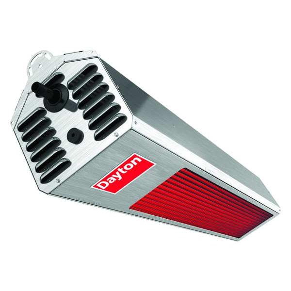 Dayton 34000 BtuH Infrared Patio Heater, NG - 21MK93