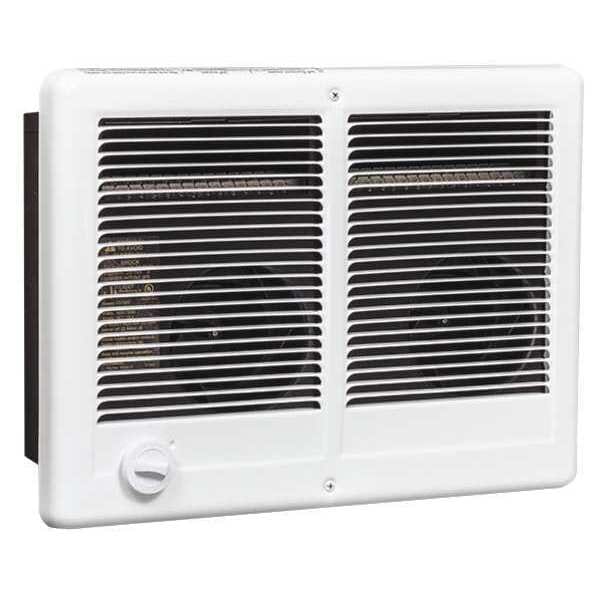 Cadet Recessed Electric Wall-Mount Heater, Recessed or Surface, 4000/3000W W, 208V AC, White - CSTC402TW