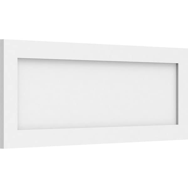 Ekena Millwork Cornell Flat Panel Decorative Wall Panel, 32"W x 12"H x 5/8"P - WALP32X12X062CNL