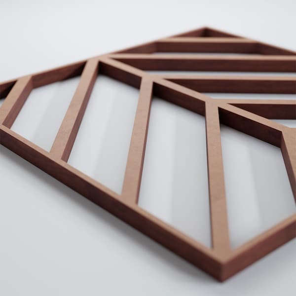 Ekena Millwork Extra Small Genoa Decorative Fretwork Wood Wall Panels, Wood (Paint Grde), 7 3/8"W x 7 3/8"H x 3/8"T - WALW08X08X0375GNAMF